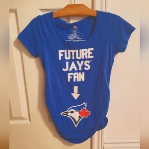 Blue Maternity T-Shirt. Size small.